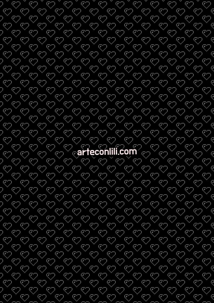 papel con logo digital descargable Papel de Corazón Pixel con fondo color F9A8D4